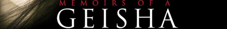 Memoirs of a Geisha movie poster logo