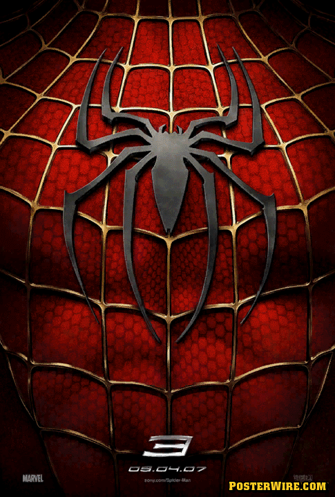 spiderman 3 movie poster. Spiderman 3 Movie Poster