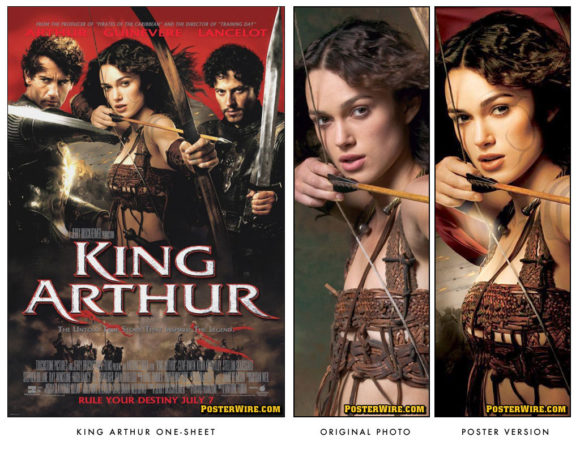 Keira Knightley King Arthur movie poster