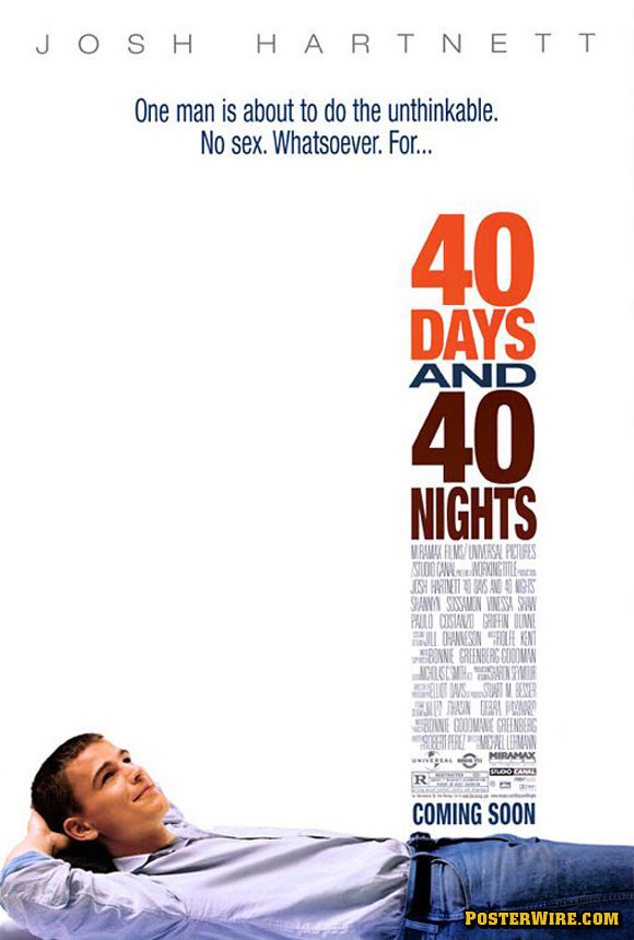 40 Days and 40 Nights movie poster