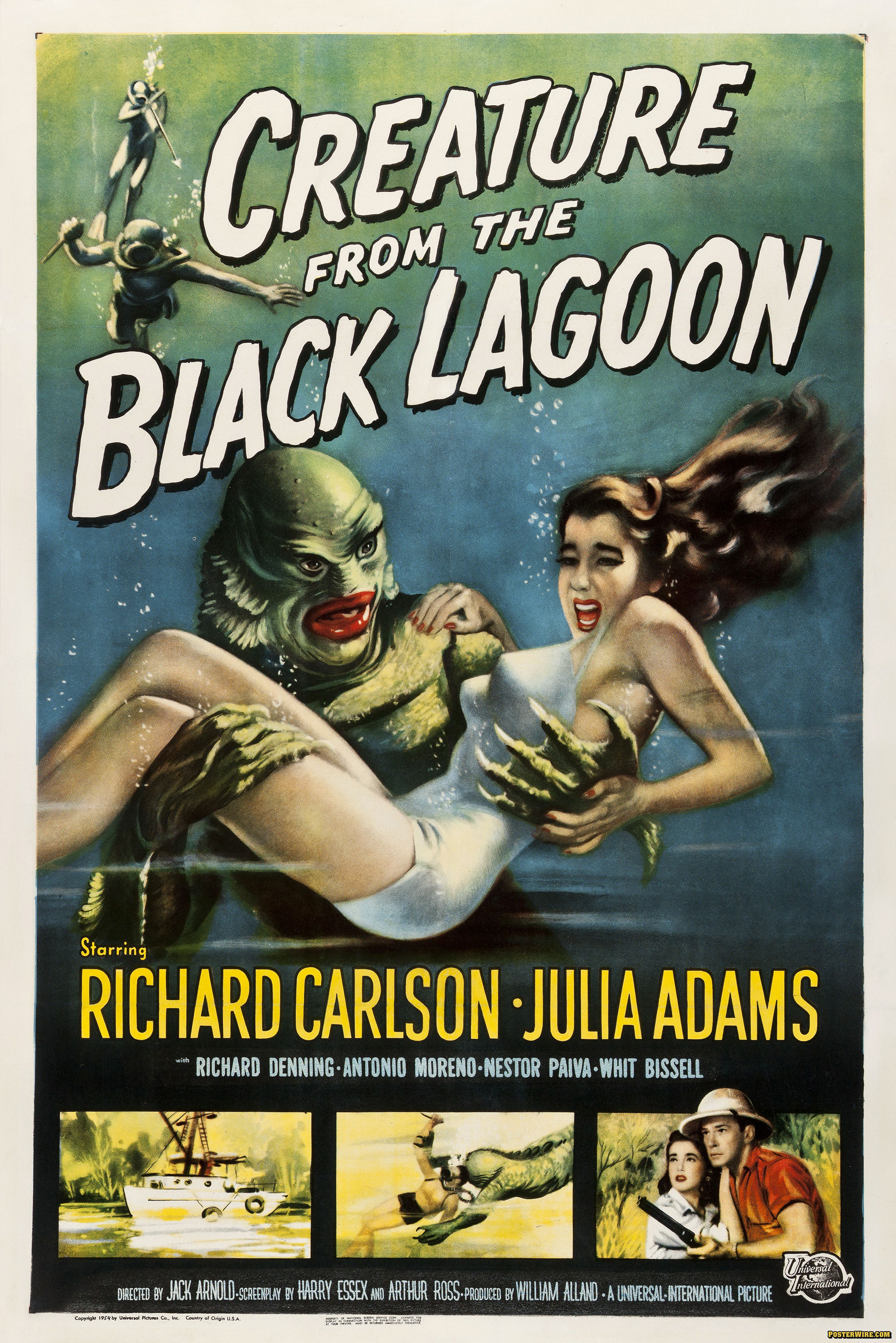 Creature from the Black Lagoon movie poster