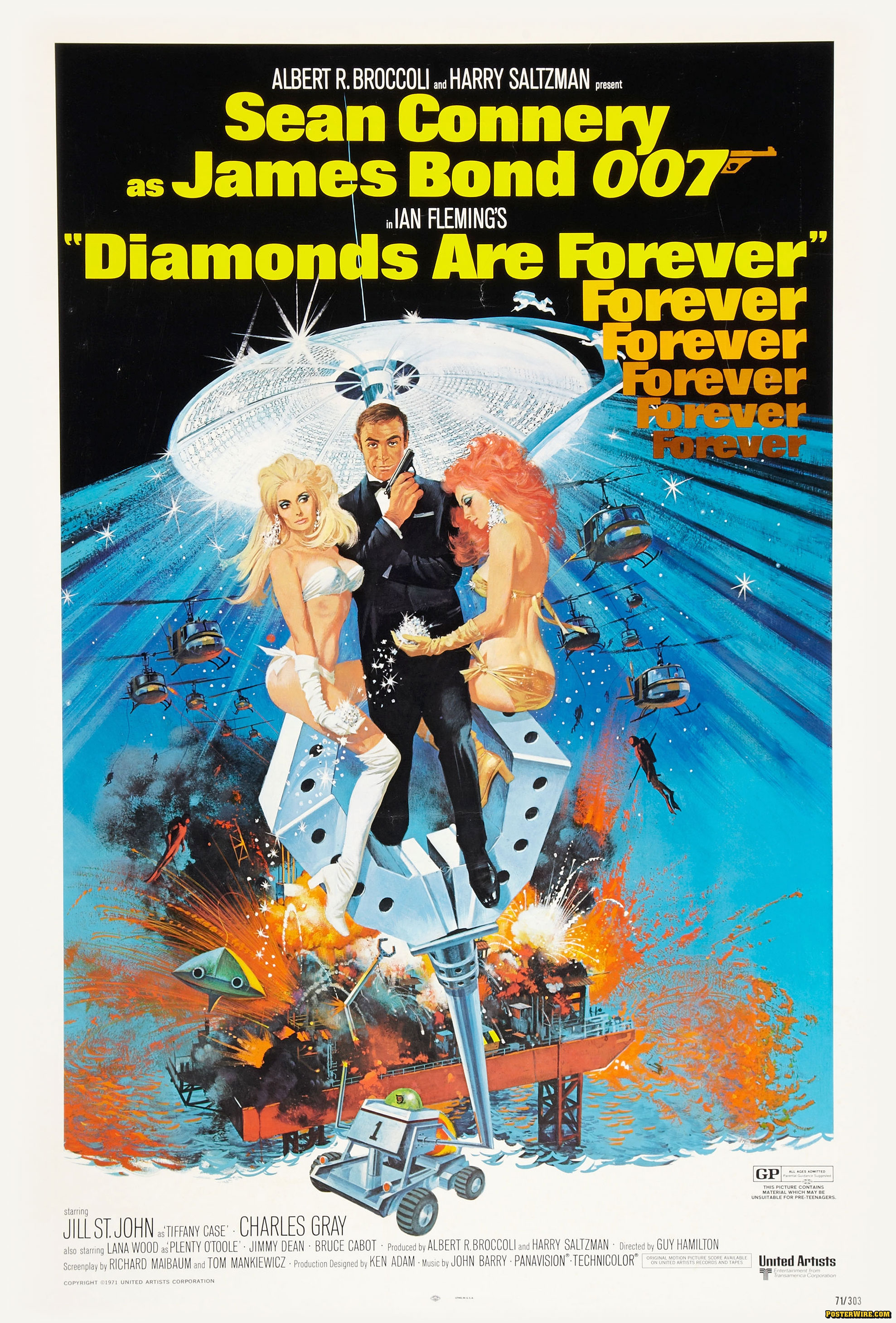 Diamonds Are Forever movie poster
