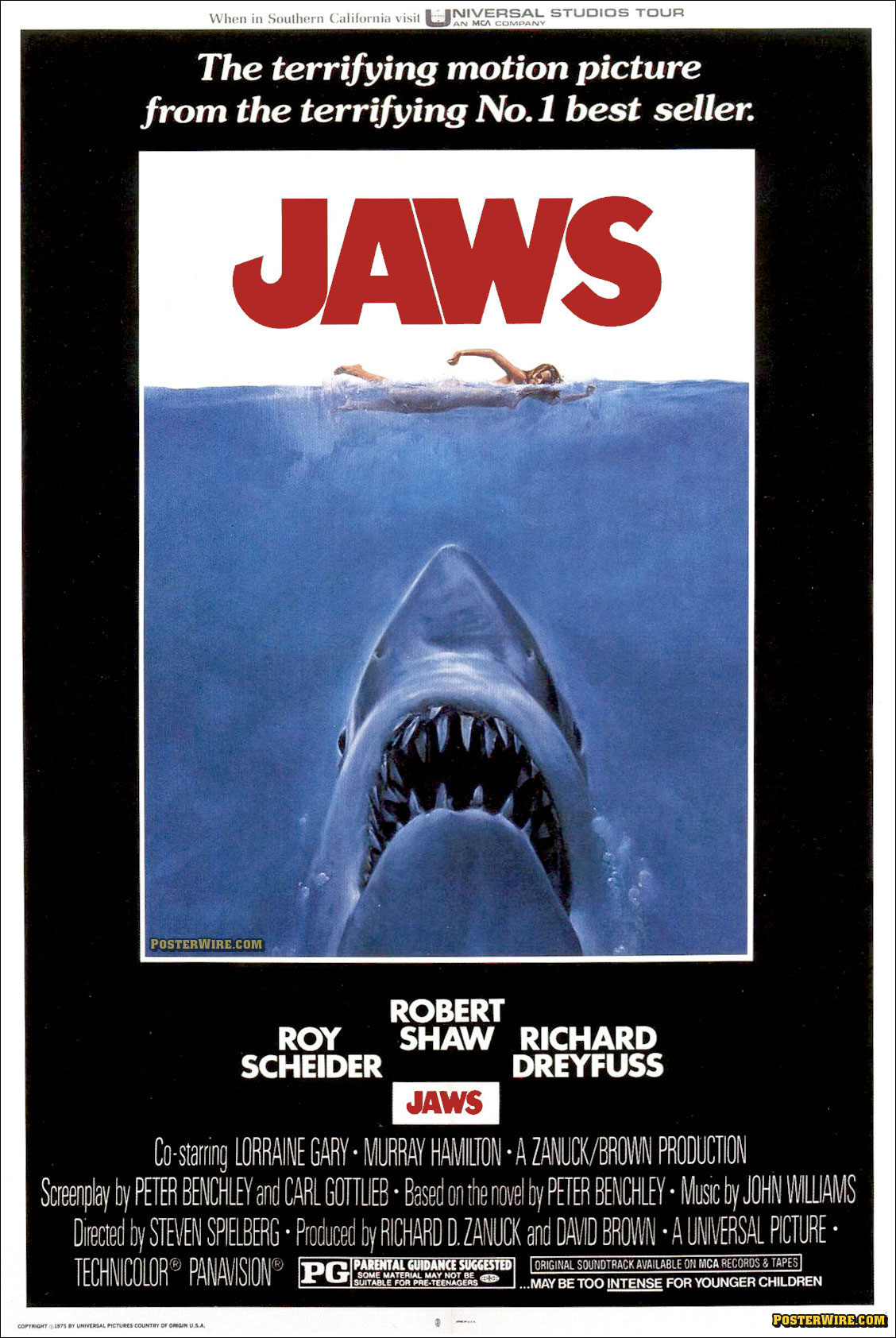 Jaws movie poster