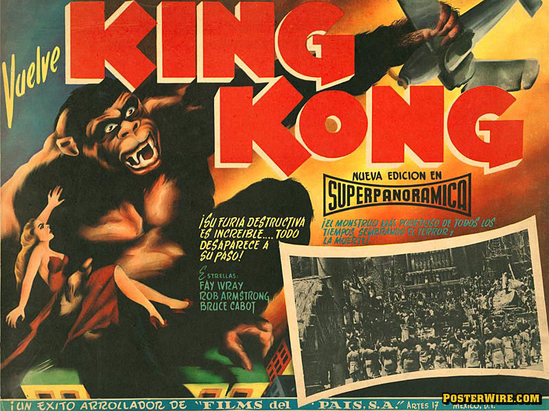 King Kong Mexican lobby card