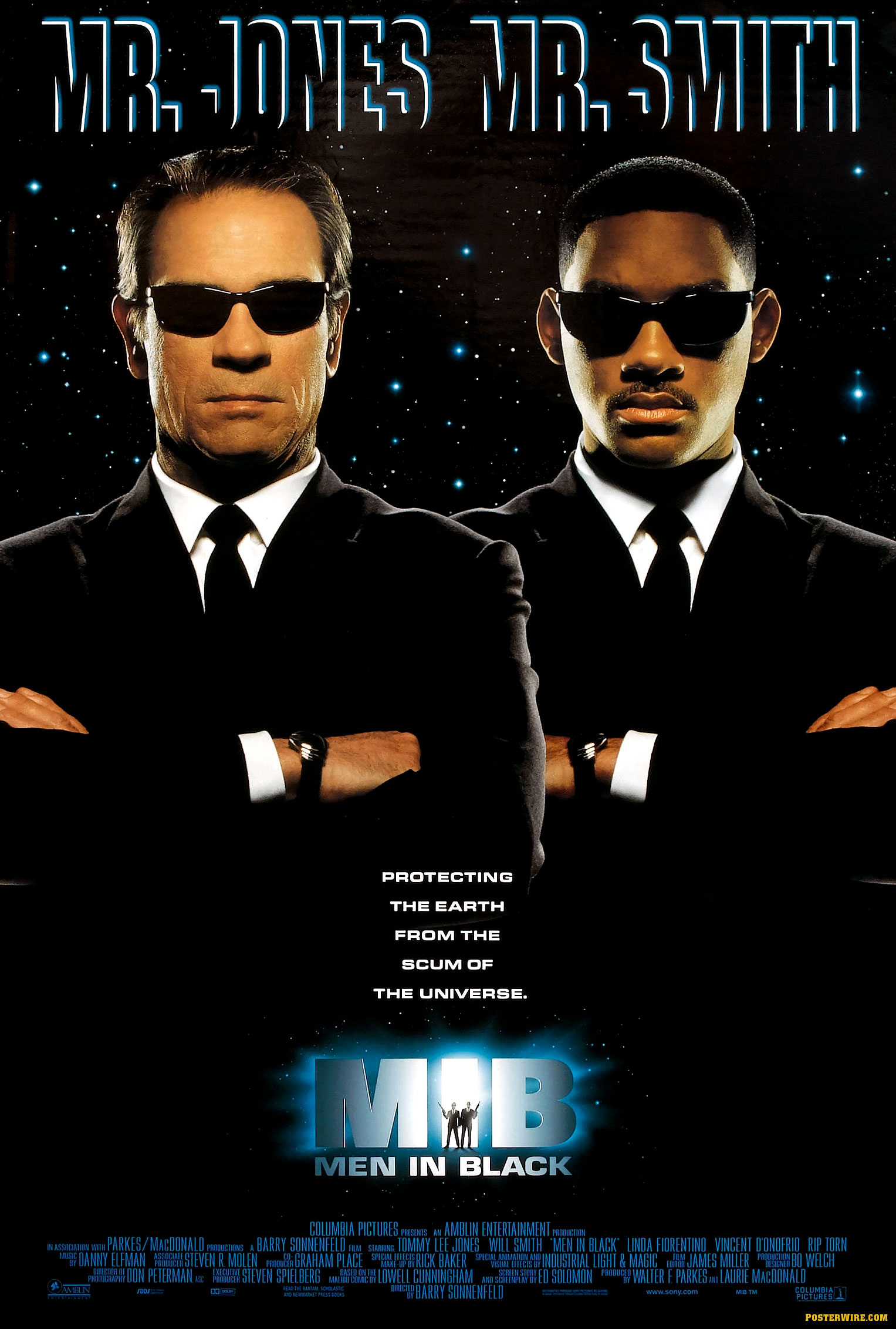 Men in Black MIB movie poster