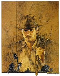 Raiders of the Lost Ark movie poster art