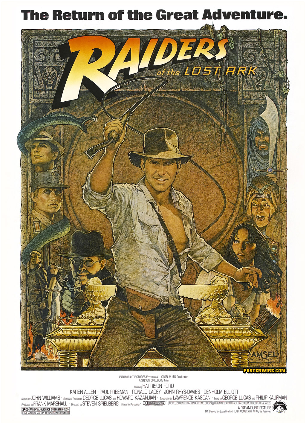 Raiders of the Lost Ark movie poster