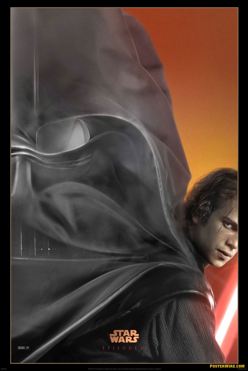 Star Wars Episode 3 Revenge of the Sith teaser poster