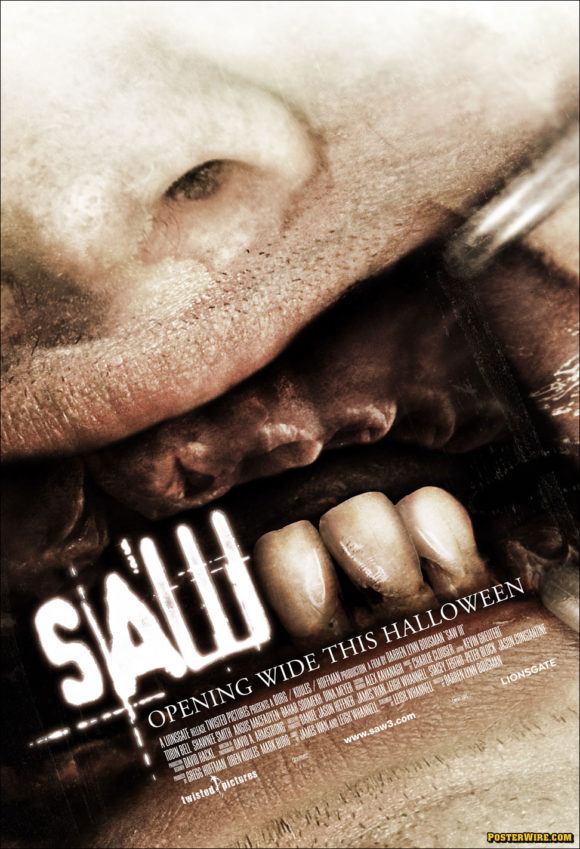 Saw 3 movie poster