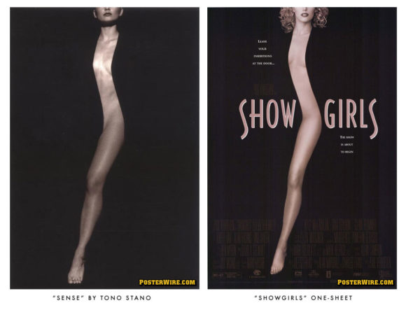 Showgirls movie poster comparison