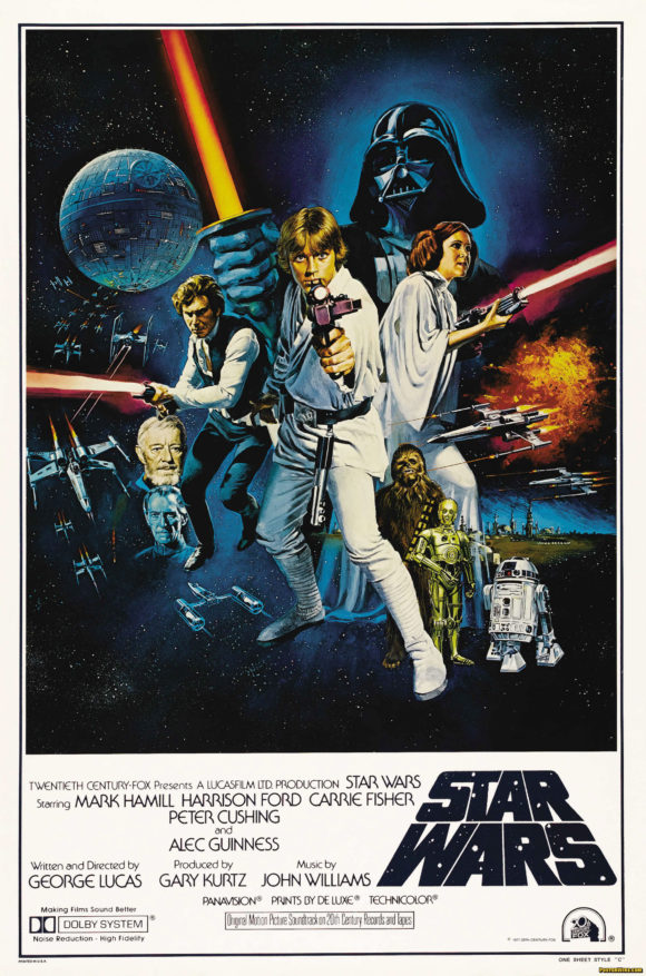 Star Wars movie poster Style C